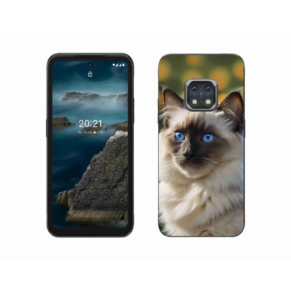 Zselés borítás mmCase a Nokia XR20 készülékhez - brit macska