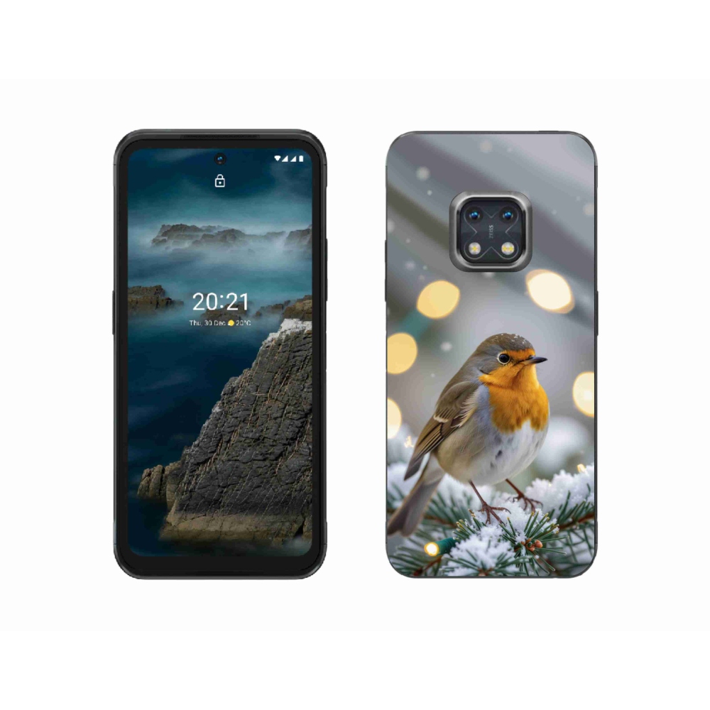 mmCase gél tok a Nokia XR20-hoz – téli vörös
