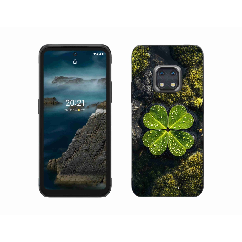 Zselés borítás mmCase a Nokia XR20 készülékhez - négylevelű lóhere