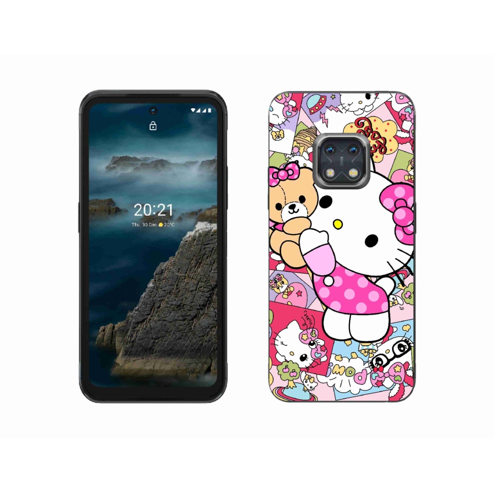 mmCase gél tok a Nokia XR20-hoz – aranyos cica