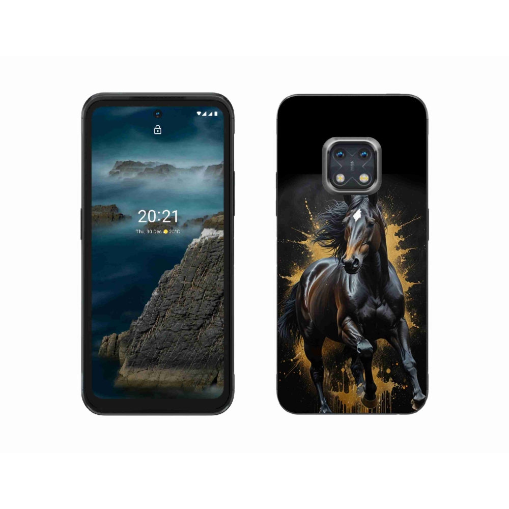 mmCase gél tok a Nokia XR20-hoz – elegáns fekete változat