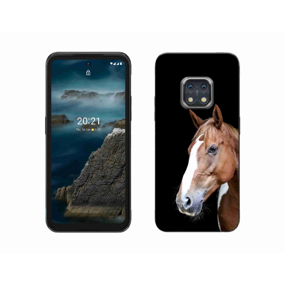 Zselés tok mmCase a Nokia XR20 készülékhez - barna ló 3