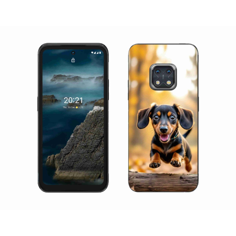 Zselés borítás mmCase a Nokia XR20 készülékhez - tacskó 2