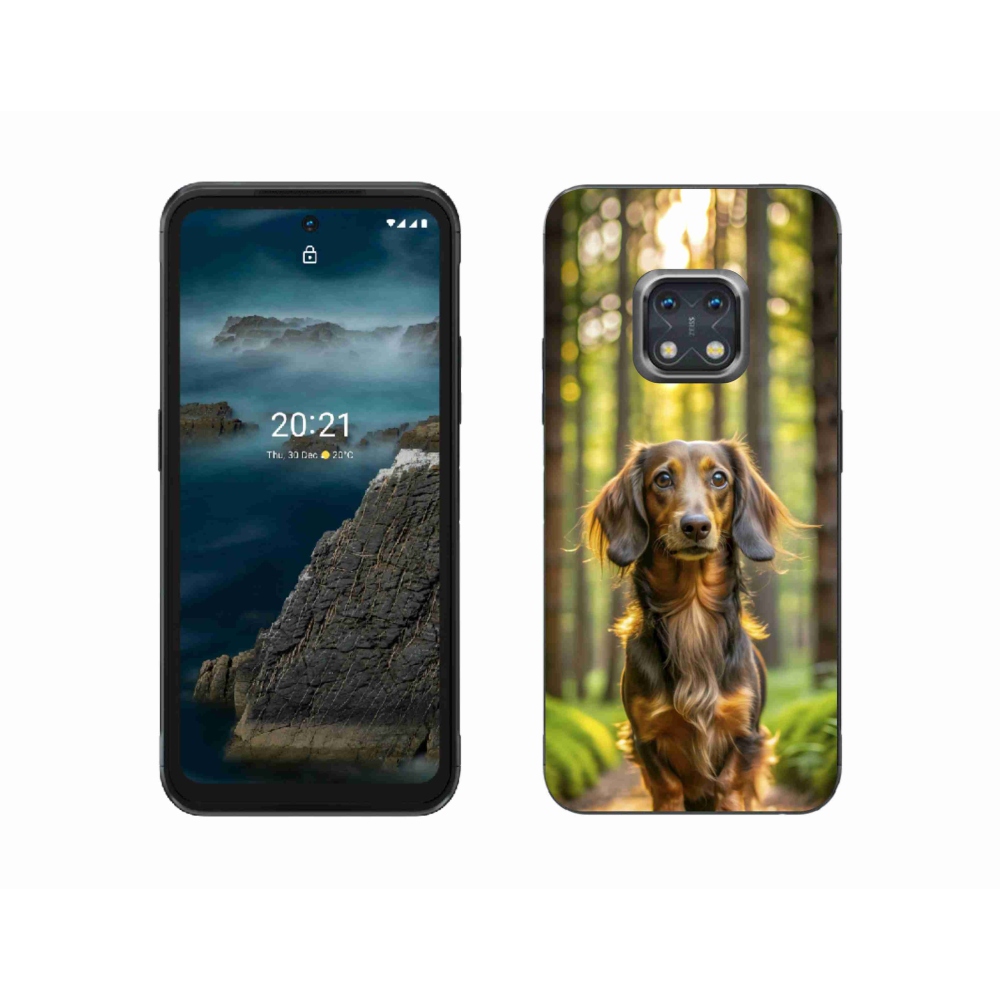 Zselés borítás mmCase a Nokia XR20 készülékhez - tacskó 4