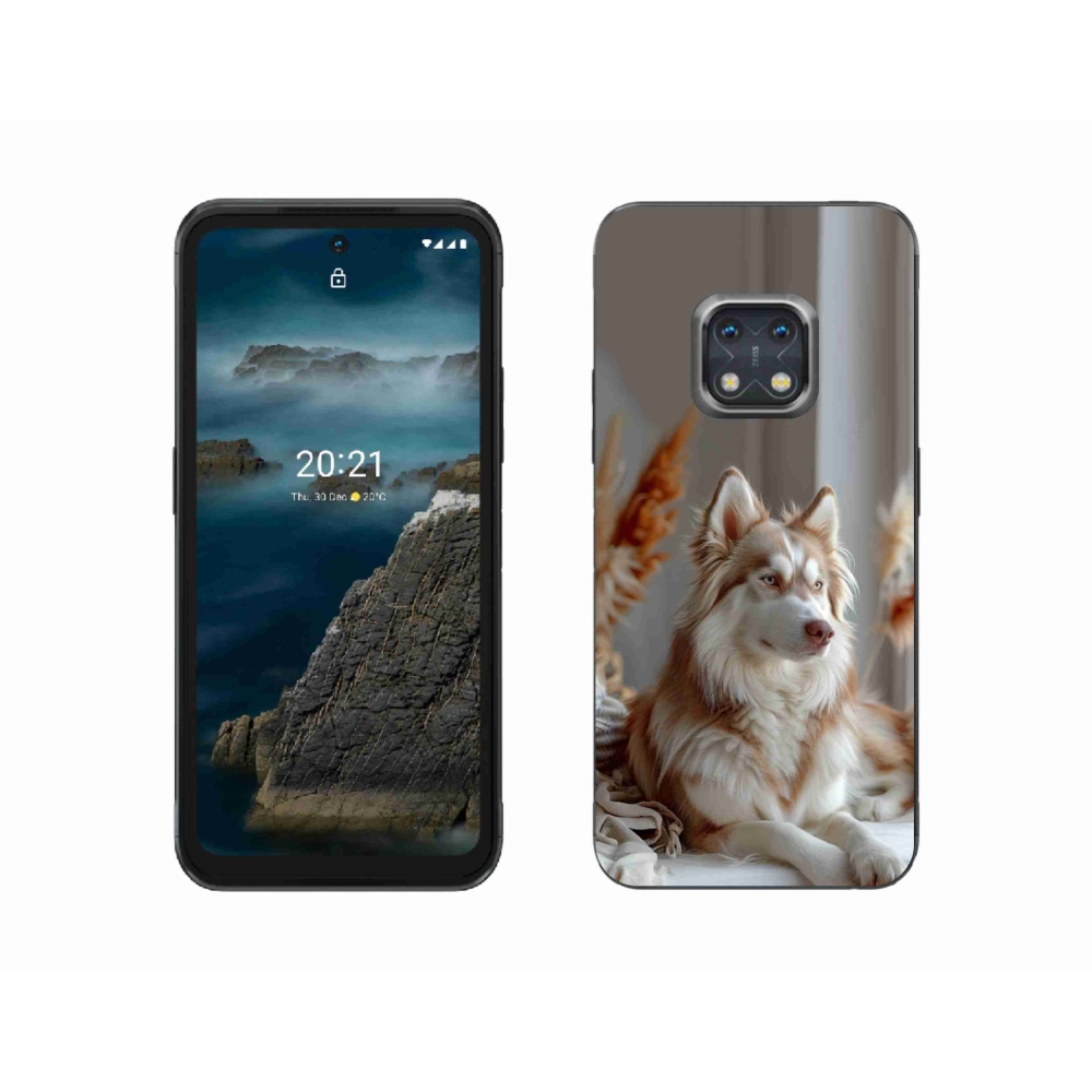 mmCase gél tok a Nokia XR20-hoz – nyugodt szibériai husky