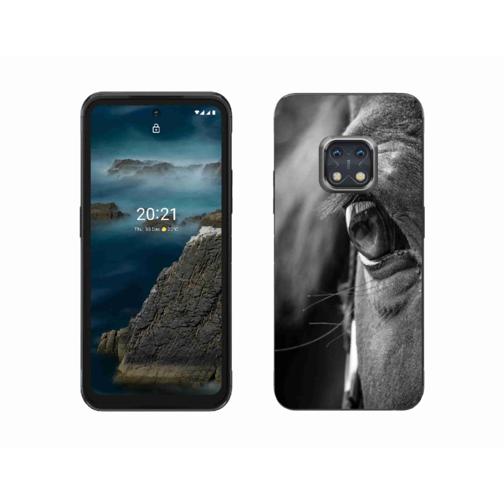 mmCase gélhuzat a Nokia XR20-hoz – lófej mintás