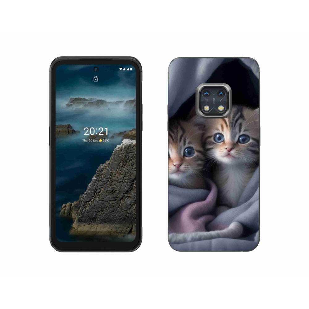 Zselés borítás mmCase a Nokia XR20 készülékhez - cat duo 2
