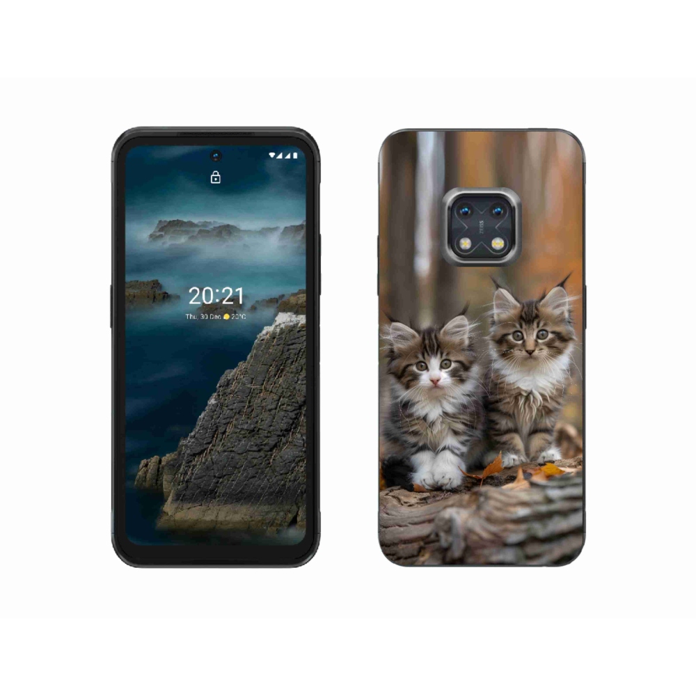 mmCase gél tok a Nokia XR20-hoz – macska duó 3