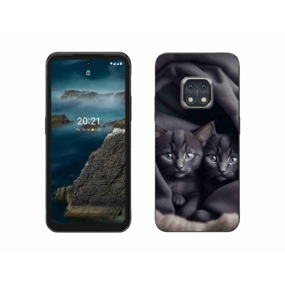 Zselés borítás mmCase a Nokia XR20 készülékhez - cat duo