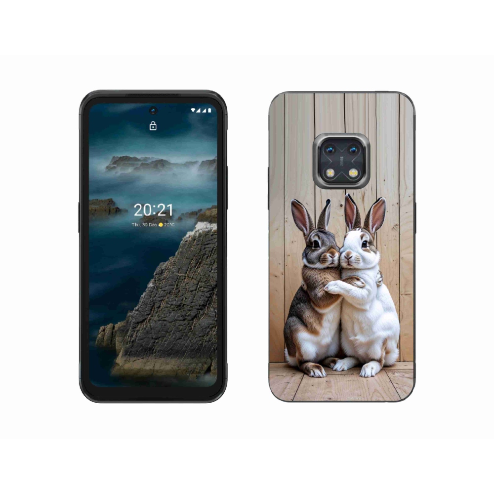 mmCase gélhuzat a Nokia XR20-hoz – nyúlpár