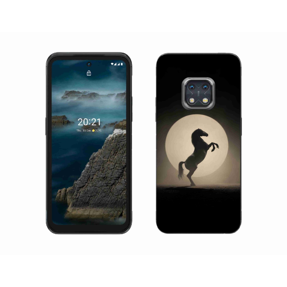 Zselés borítás mmCase a Nokia XR20 készülékhez - ló sziluettben