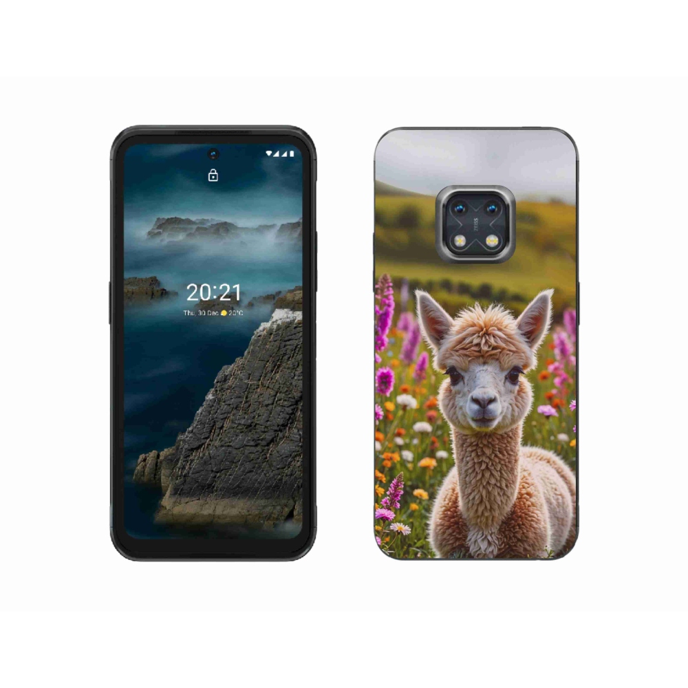 mmCase gélhuzat a Nokia XR20-hoz – láma a réten