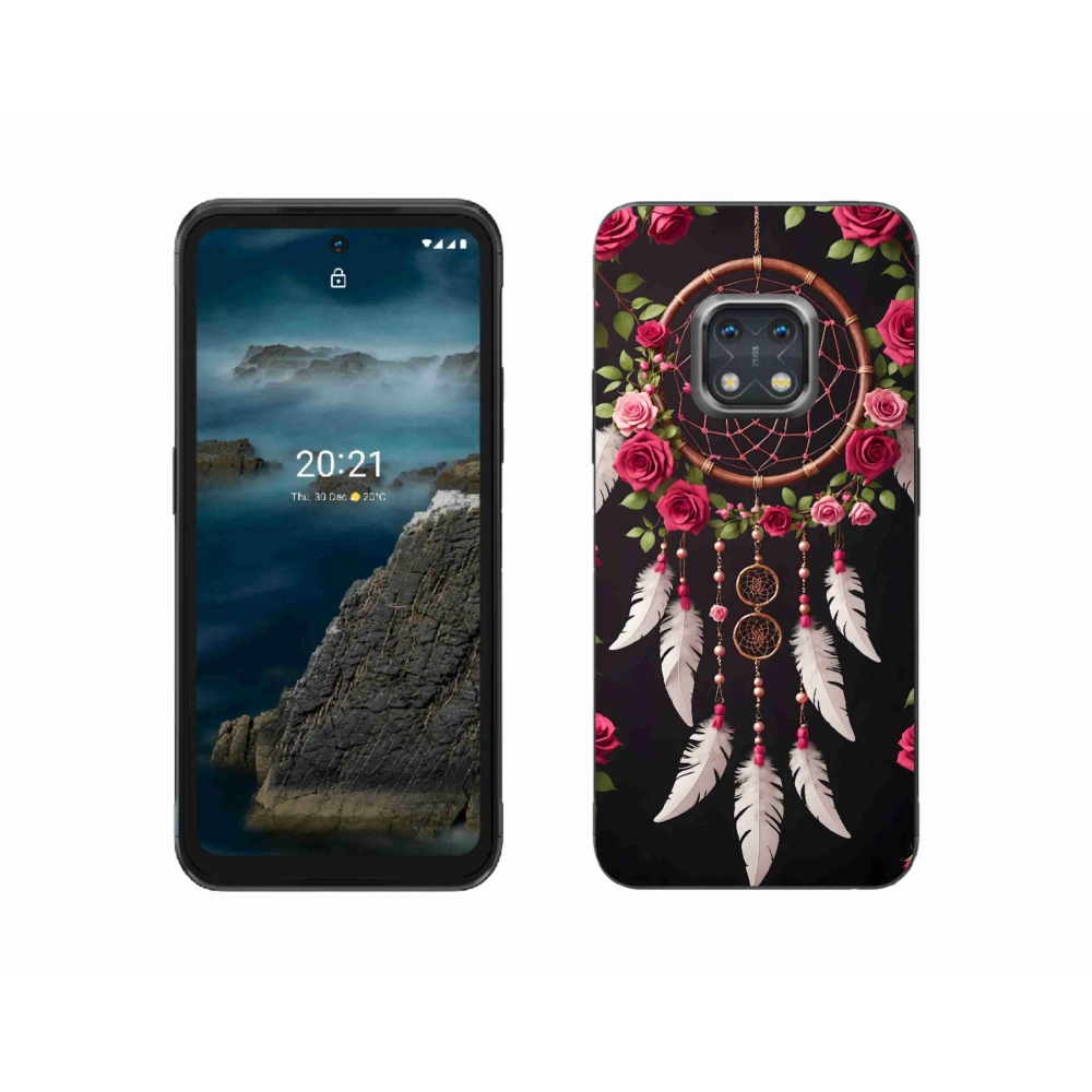 mmCase gél tok a Nokia XR20-hoz – álomfogó rózsákkal
