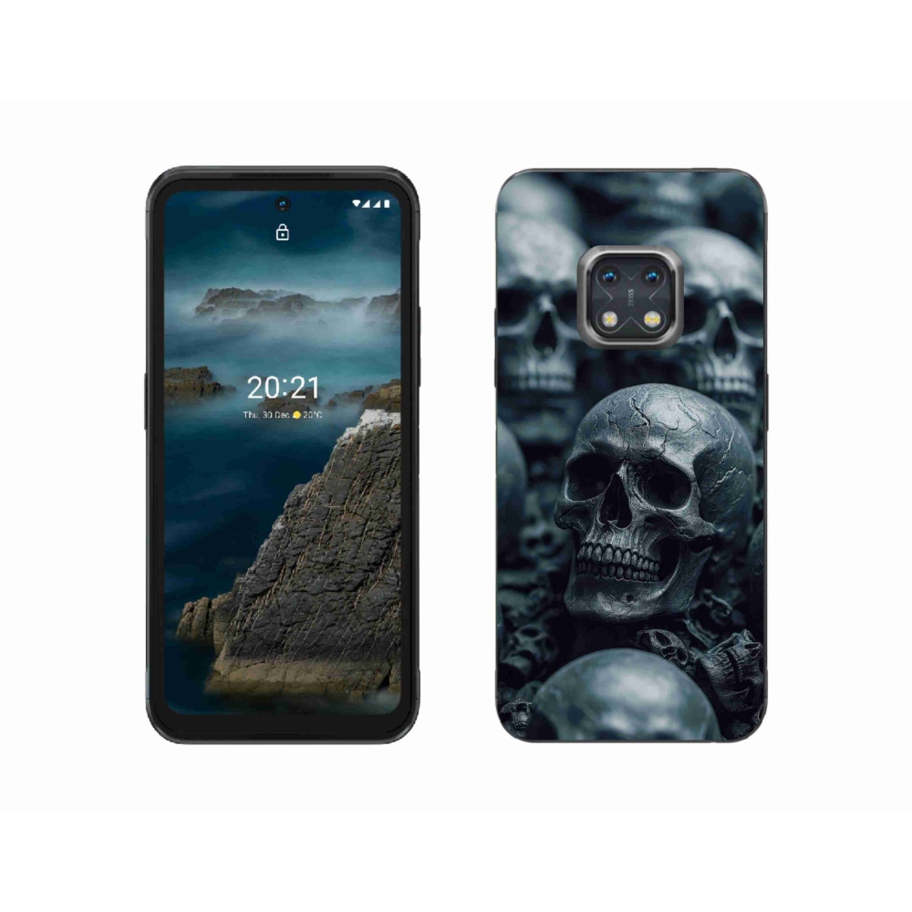 Zselés borítás mmCase a Nokia XR20 készülékhez - koponya 2