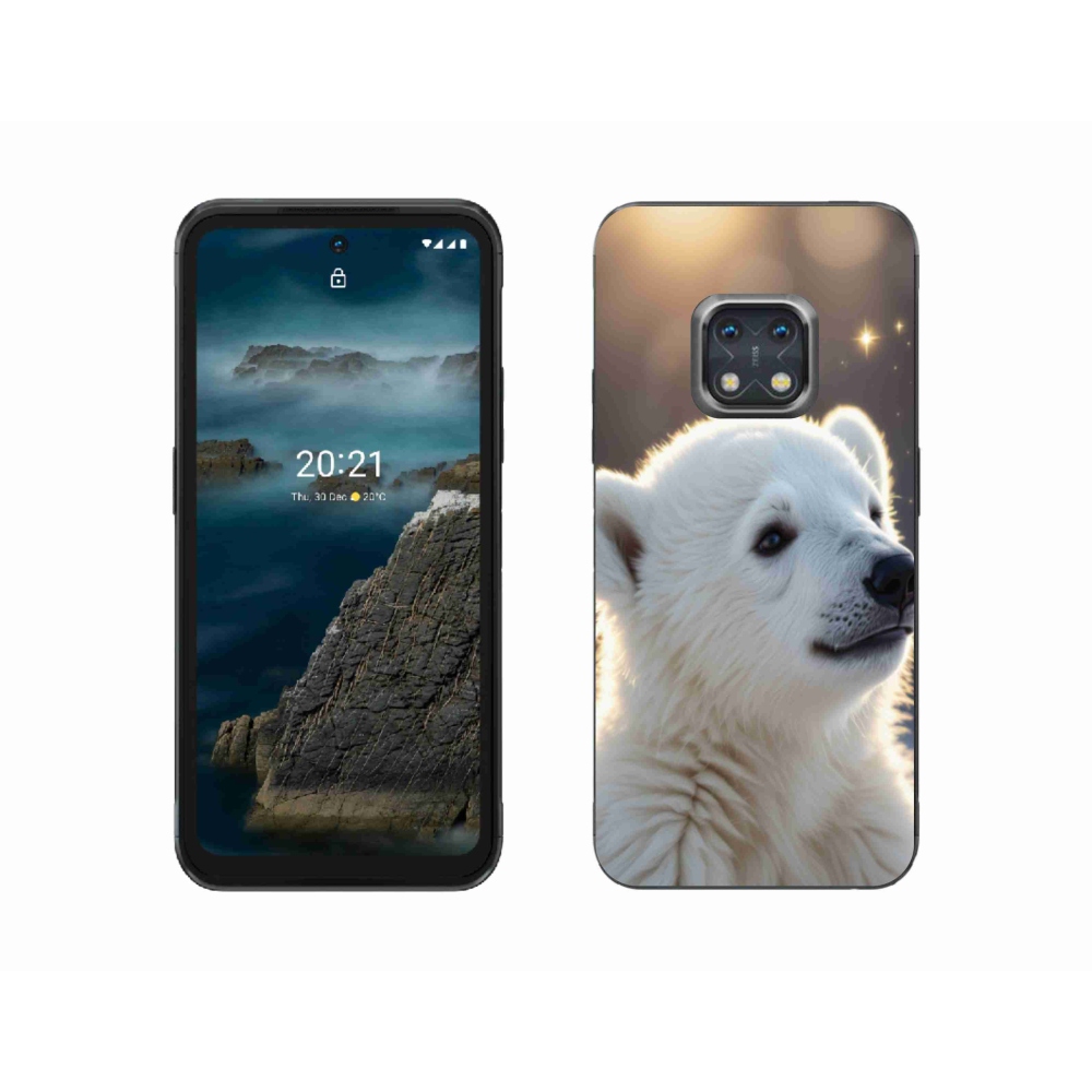 Zselés borítás mmCase a Nokia XR20 készülékhez - jegesmedve