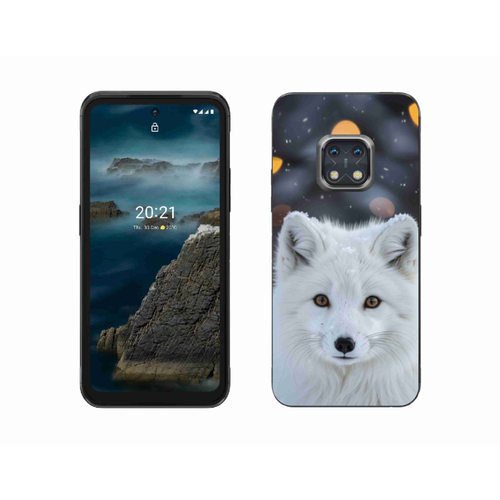 Zselés borítás mmCase a Nokia XR20 készülékhez - polár róka