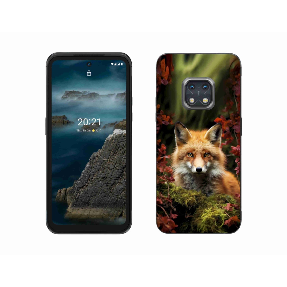 mmCase gél tok a Nokia XR20-hoz – róka az erdőben