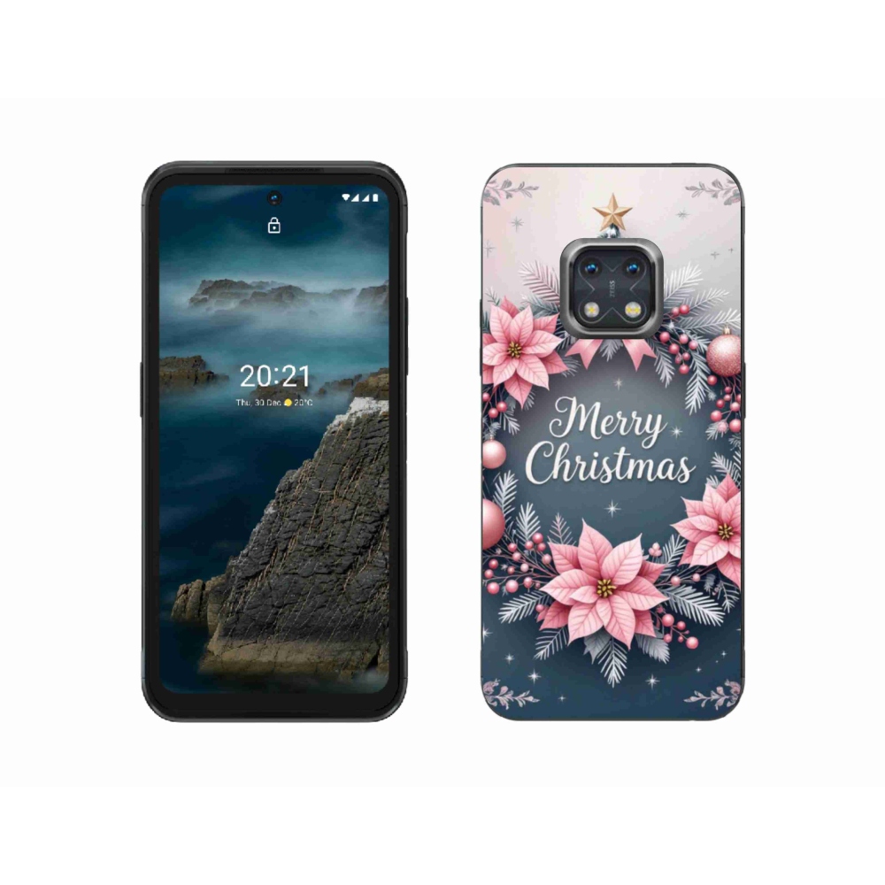 Gél borító mmCase a Nokia XR20 készülékhez - boldog karácsonyt!