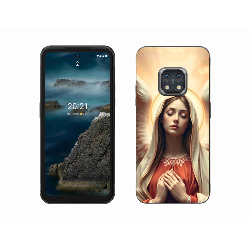 Zselés borító mmCase a Nokia XR20 készülékhez - vallási motívum