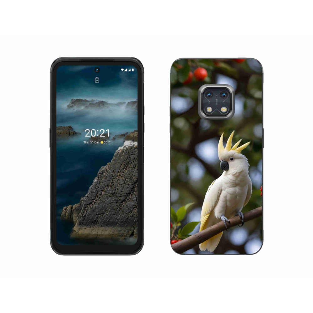 mmCase gél tok a Nokia XR20-hoz – kakadu papagáj 3