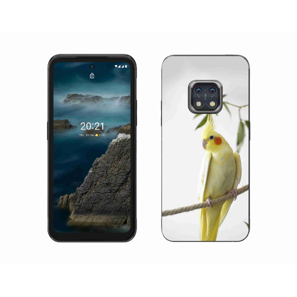 mmCase gélhuzat a Nokia XR20-hoz – tollas papagáj