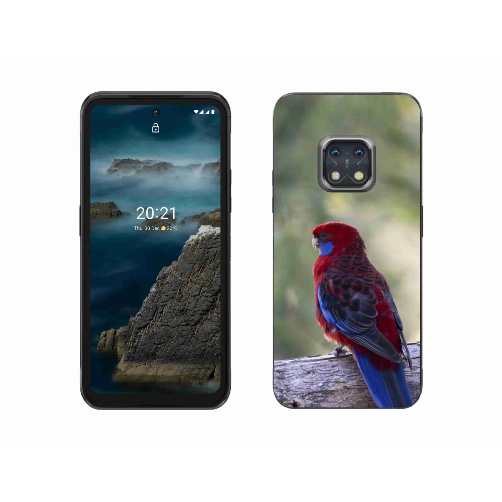 Zselés borítás mmCase a Nokia XR20 készülékhez - papagáj rosela