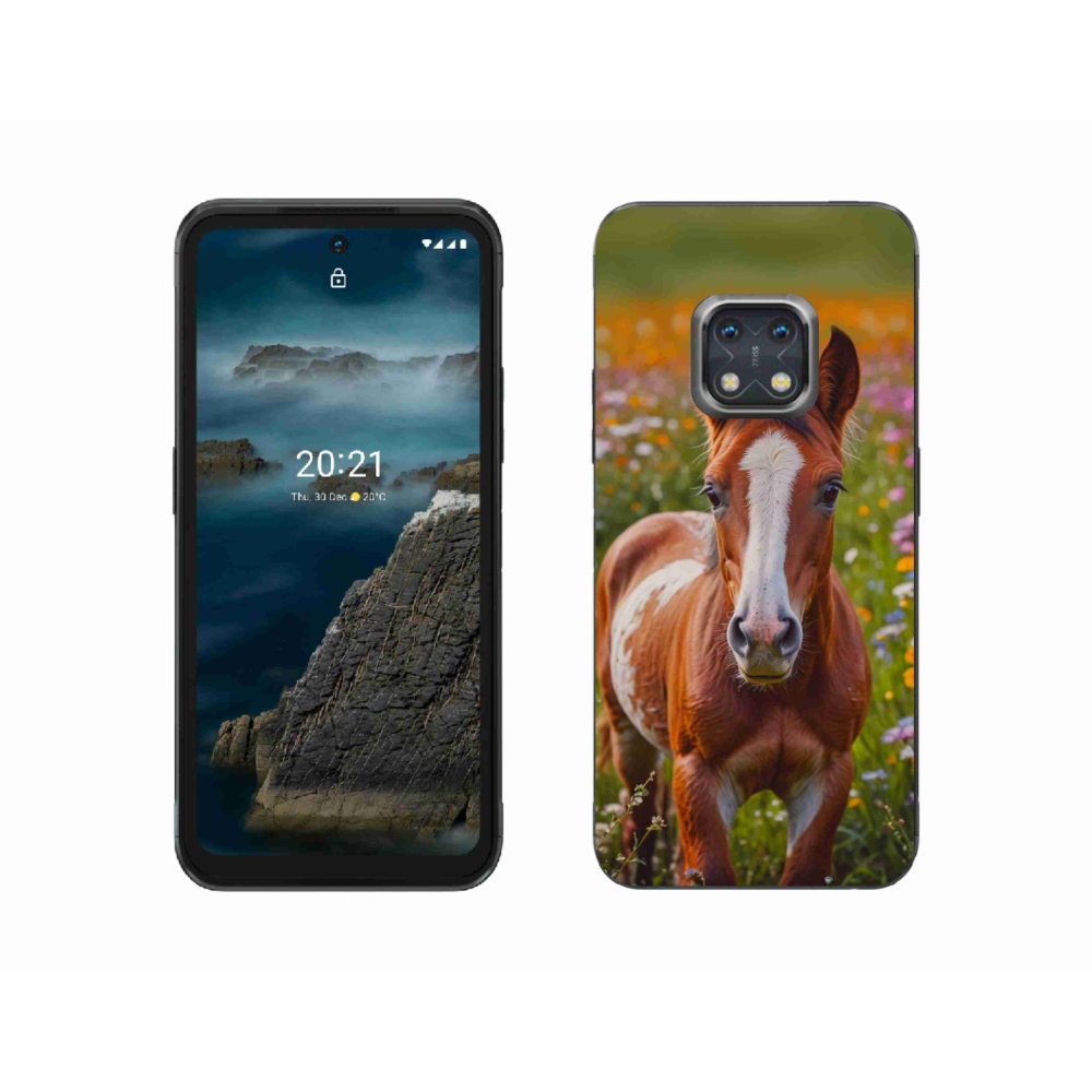 mmCase gél tok a Nokia XR20-hoz – aranyos csikó