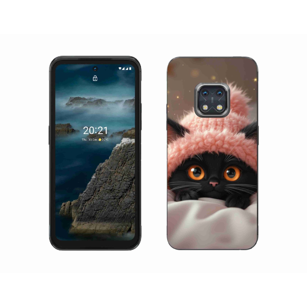 Gél borítás mmCase a Nokia XR20 készülékhez - aranyos cica 7