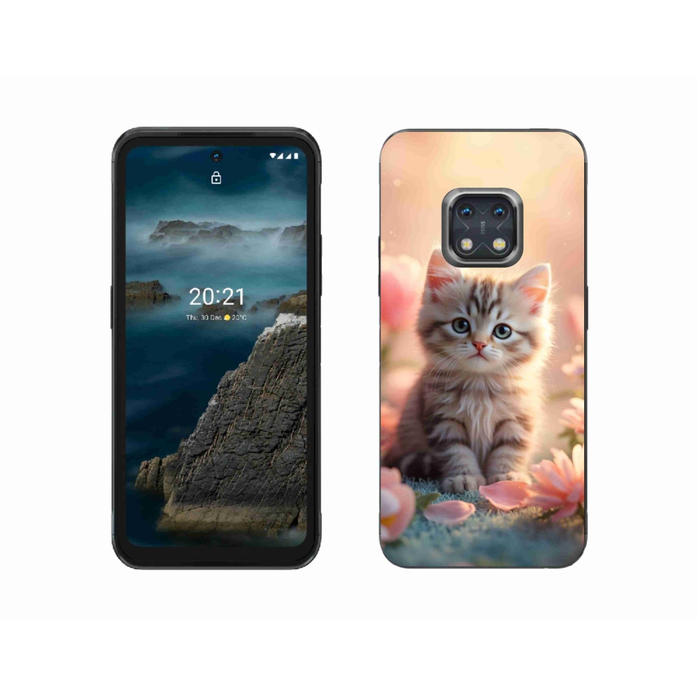 Gél borítás mmCase a Nokia XR20 készülékhez - aranyos cica 8