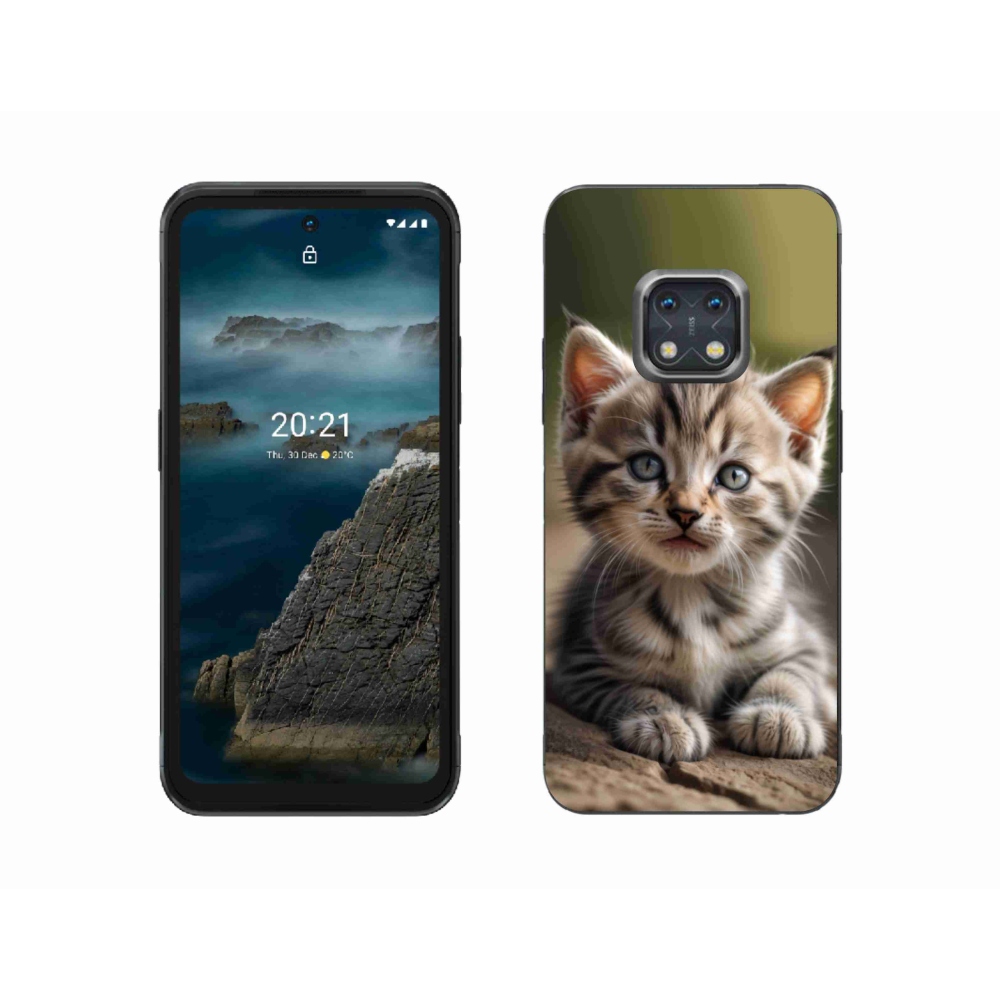 Gél borítás mmCase a Nokia XR20 készülékhez - aranyos cica 9