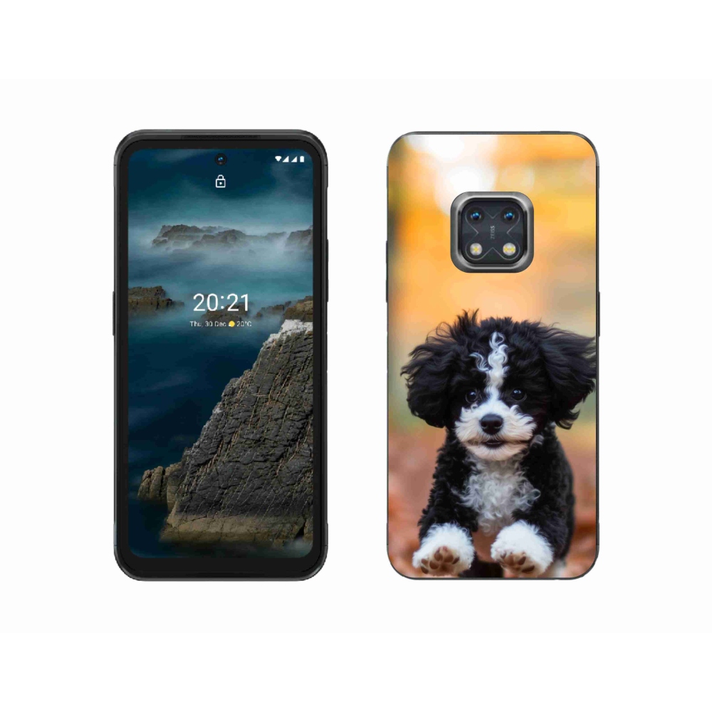 Zselés borítás mmCase a Nokia XR20 készülékhez - aranyos kiskutya 2