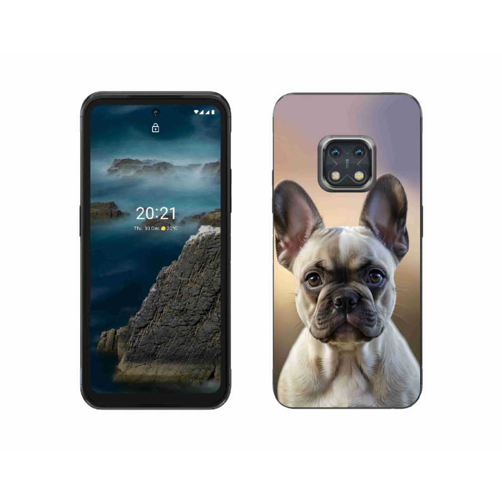 mmCase gél tok a Nokia XR20-hoz – aranyos francia buldog