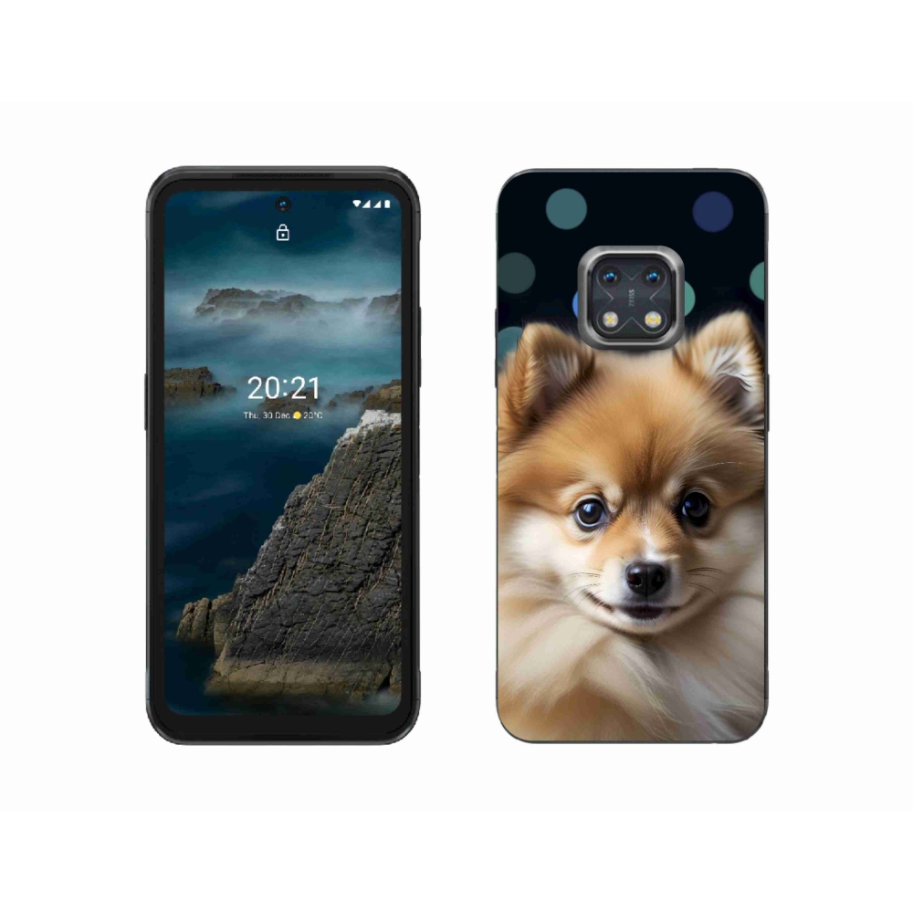 mmCase gél tok a Nokia XR20-hoz – aranyos pomerániai