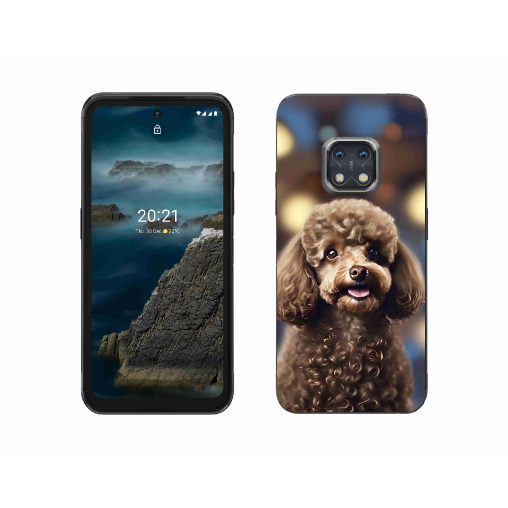 mmCase gél tok a Nokia XR20-hoz – aranyos pudli