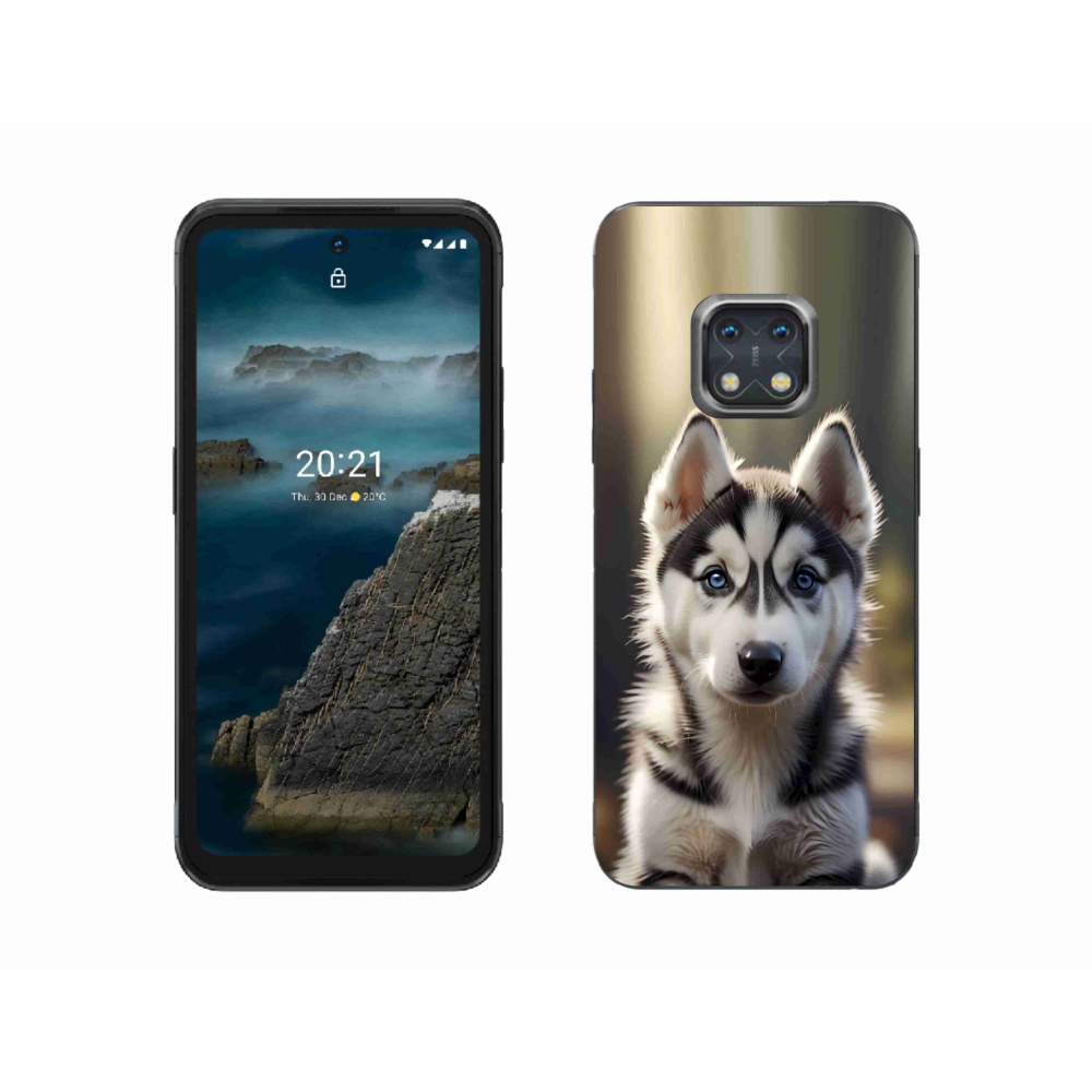 mmCase gél tok a Nokia XR20-hoz – aranyos szibériai husky