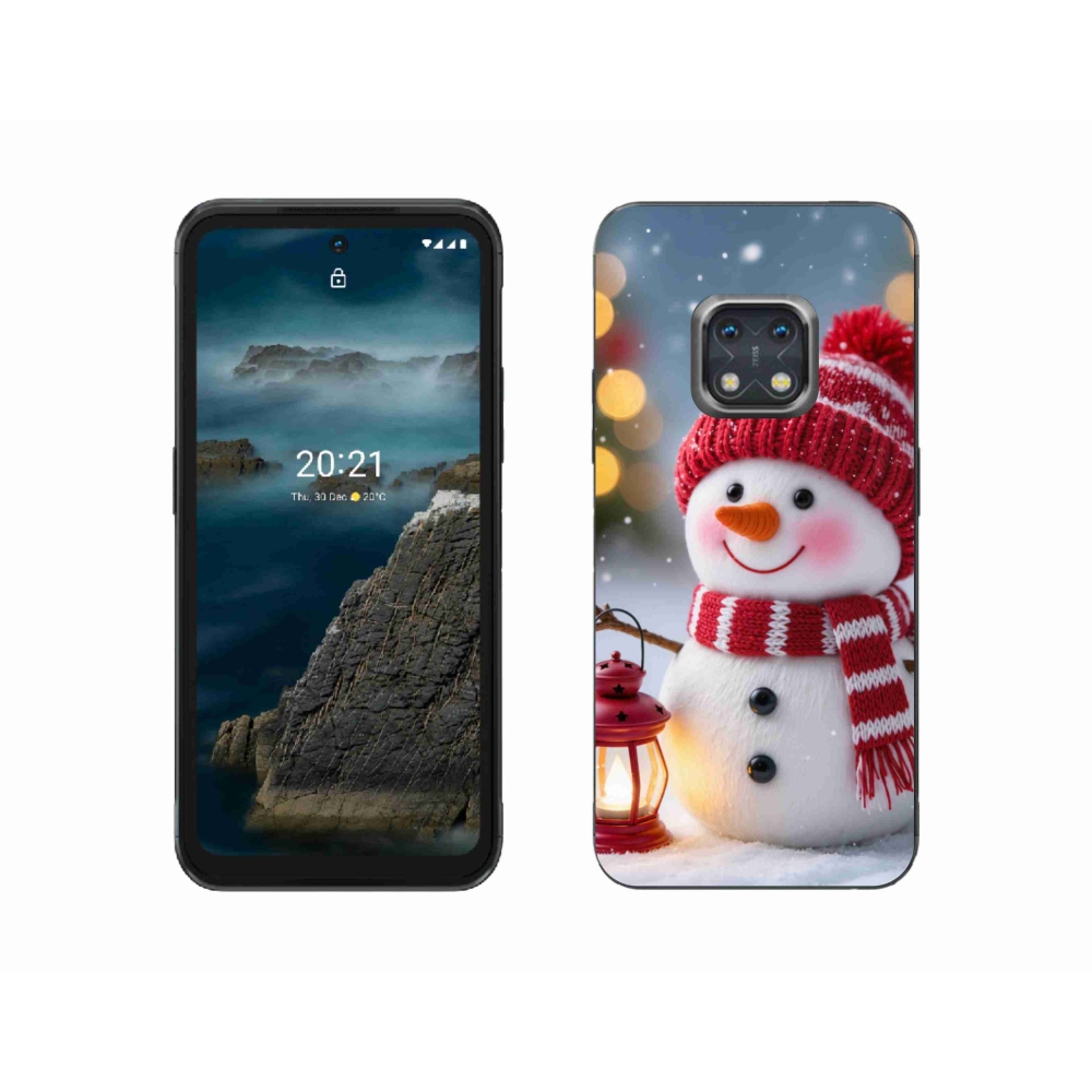 Zselés borítás mmCase a Nokia XR20 készülékhez - hóember 2