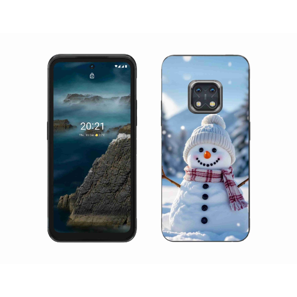 Zselés borítás mmCase a Nokia XR20 készülékhez - hóember 3