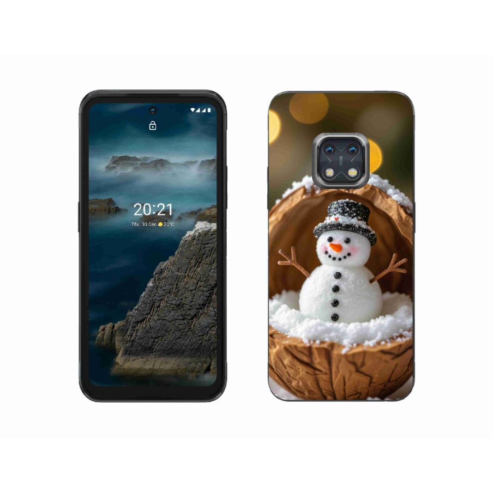 Zselés borítás mmCase a Nokia XR20 készülékhez - hóember 4