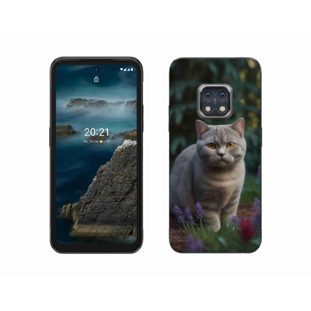 Zselés borítás mmCase a Nokia XR20 készülékhez - alvó macska