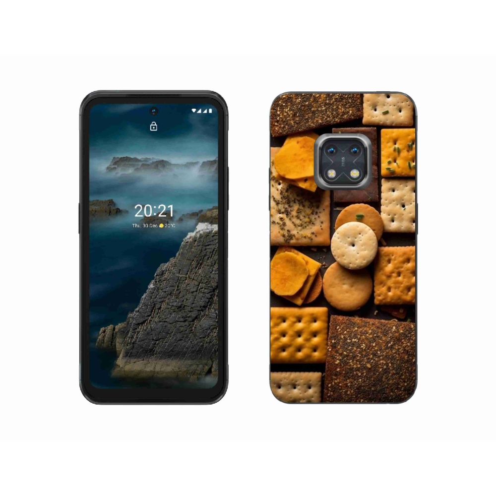 Zselés borítás mmCase a Nokia XR20 készülékhez - kekszek