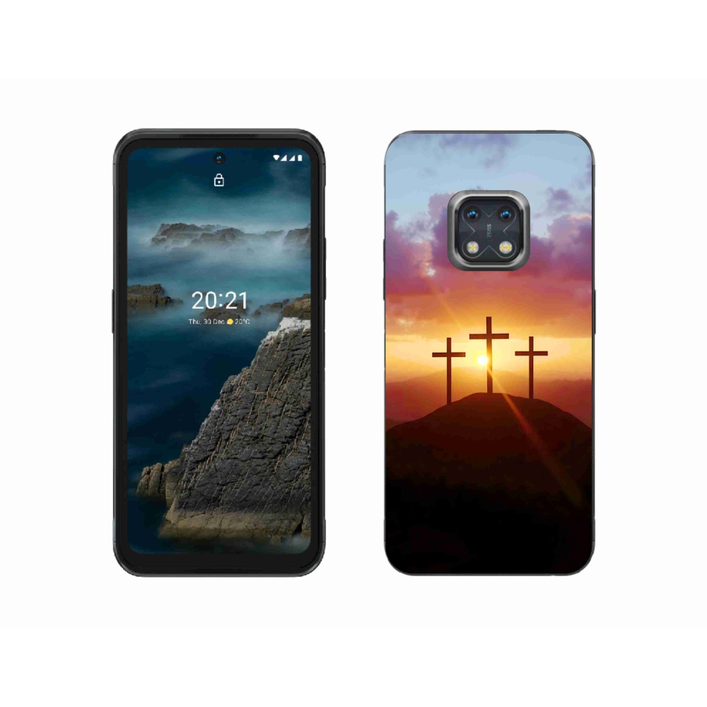 Zselés borítás mmCase a Nokia XR20 készülékhez - három kereszt