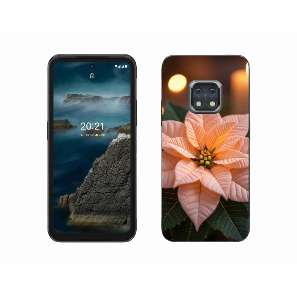 Zselés borítás mmCase a Nokia XR20 készülékhez - mikulásvirág