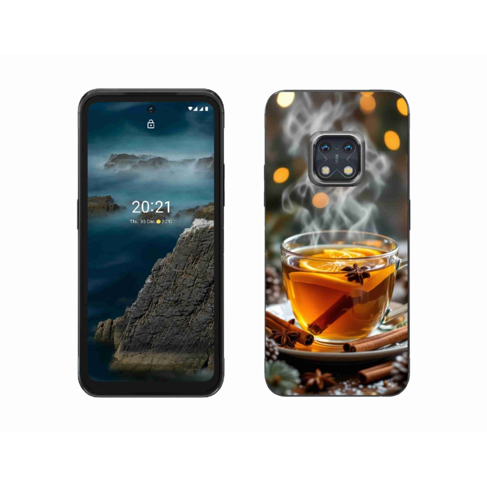 Zselés borítás mmCase a Nokia XR20 készülékhez - karácsonyi lyukasztás
