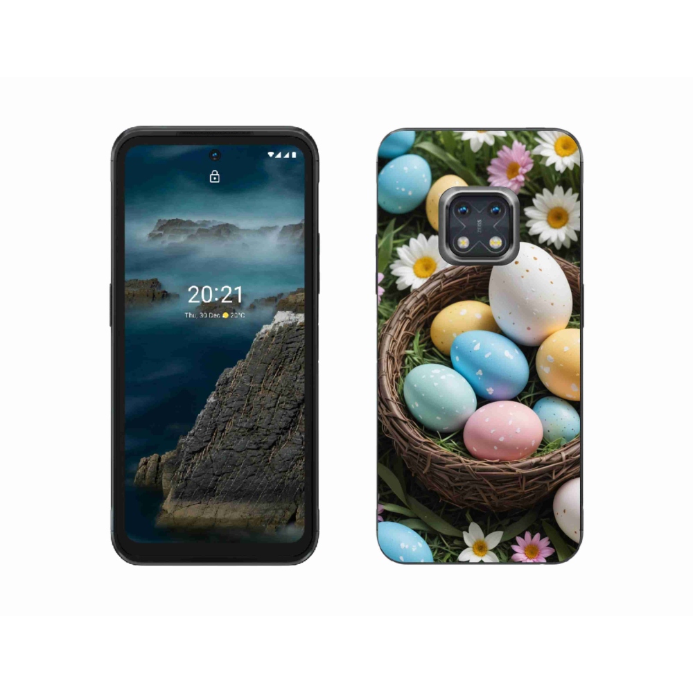 Zselés borítás mmCase a Nokia XR20 készülékhez - Húsvéti tojások 2