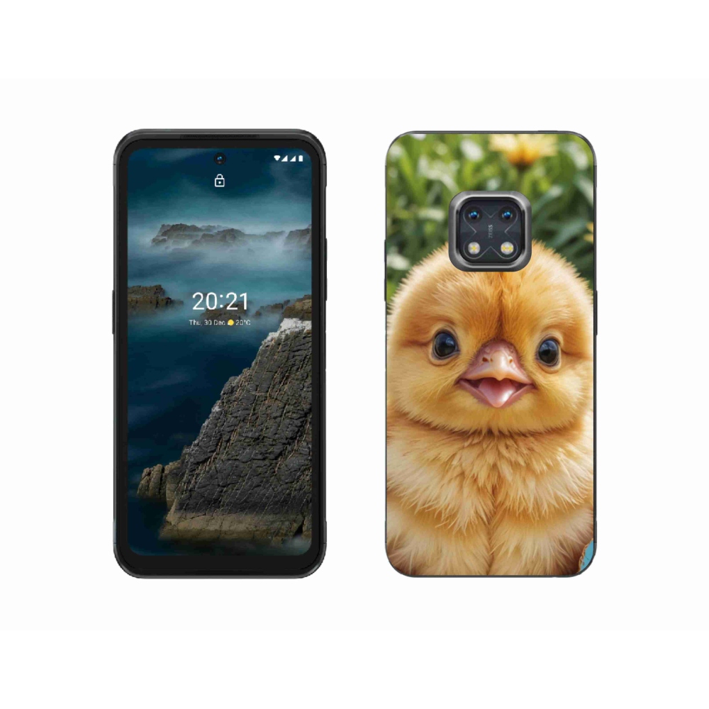 Zselés borítás mmCase a Nokia XR20 készülékhez - boldog csaj