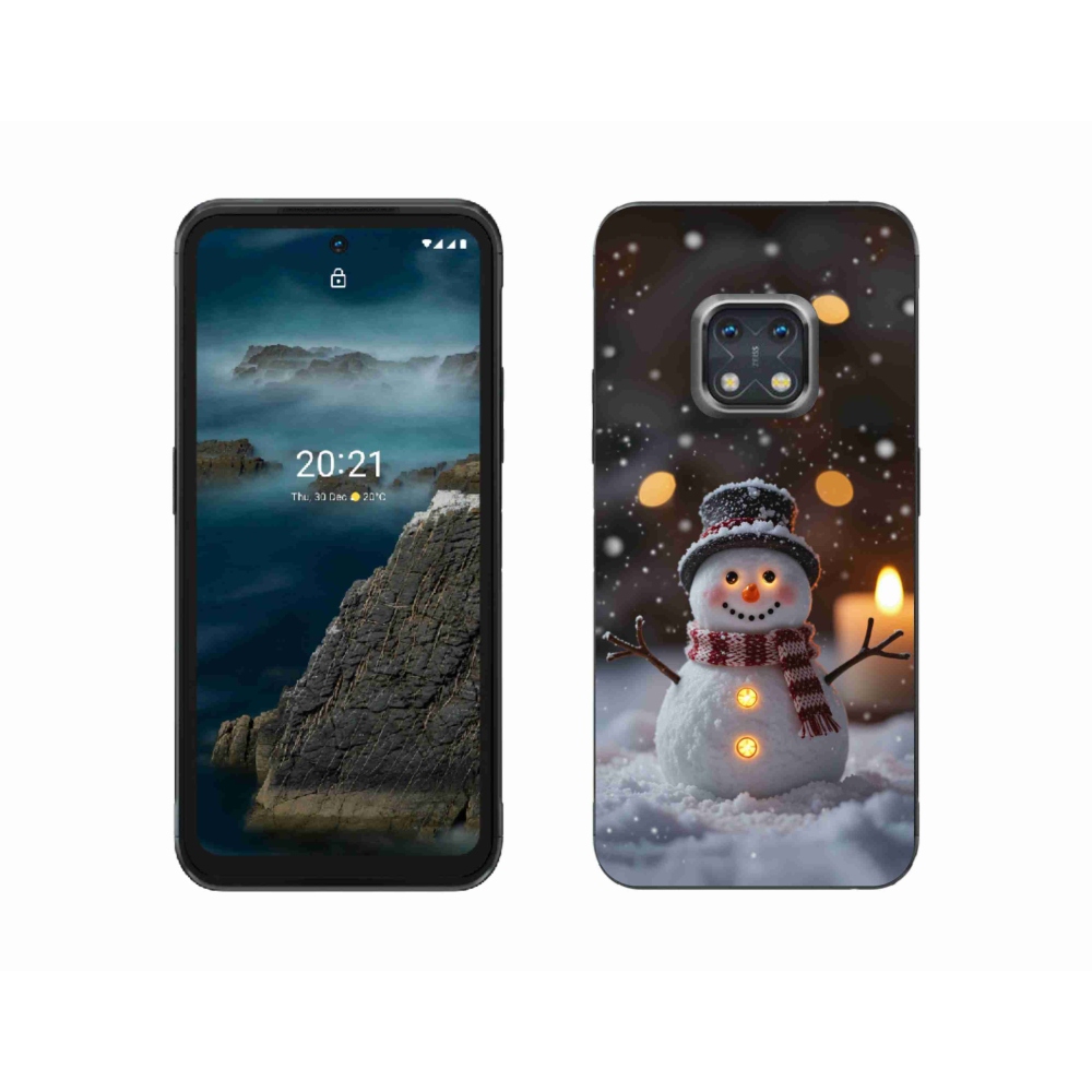 mmCase gél tok a Nokia XR20-hoz – vidám hóember