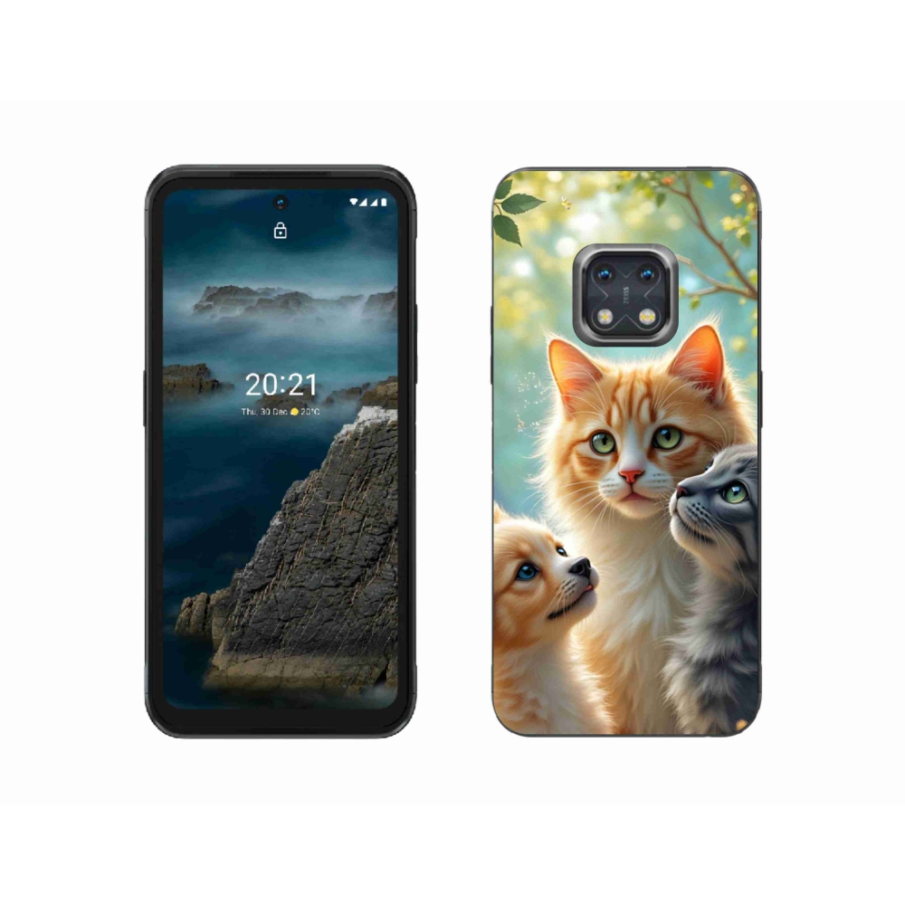 Zselés borítás mmCase a Nokia XR20 készülékhez - állatbarátság 2