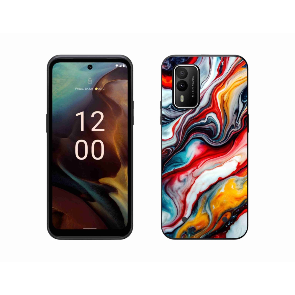 Zselés borítás mmCase a Nokia XR21 készülékhez - absztrakt motívum 35