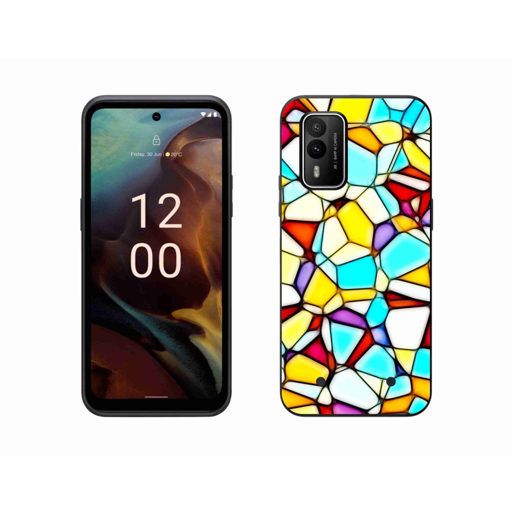 Zselés borítás mmCase a Nokia XR21 készülékhez - absztrakt motívum 40