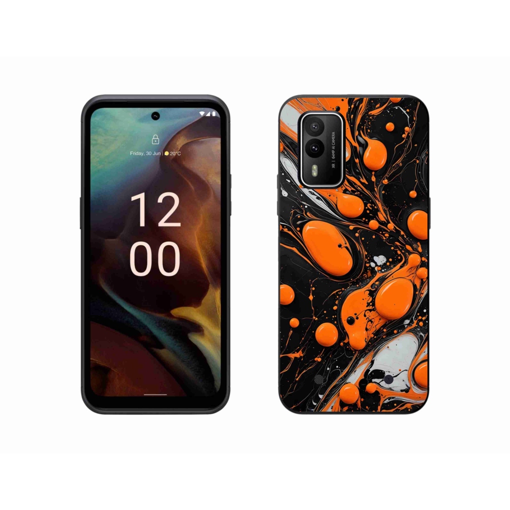 Zselés borítás mmCase a Nokia XR21 készülékhez - absztrakt motívum 41
